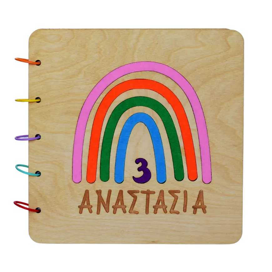 Birthday Memory Book- Rainbow-1